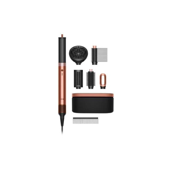 Dyson Modelador Cabelo Airwrap Co-anda 2x Curly + Coily Amber Silk/Pink Champagne