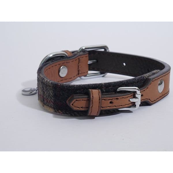 Rosewood Coleira Tweed Check XS
