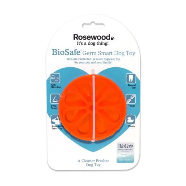 Rosewood Brinquedo Cão BioSafe Germ Free Orange