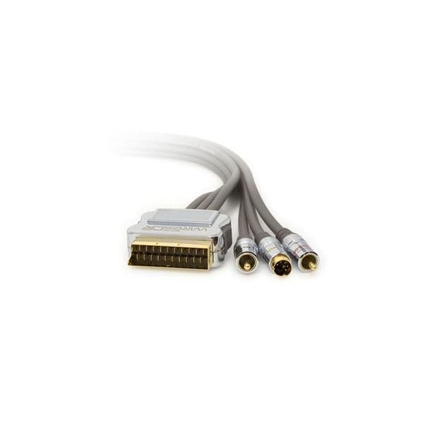 Techlink Cabo Scart/s-video + 2x Rca 1,5 M