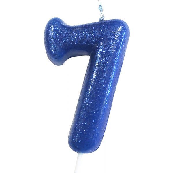 Anniversary House Vela Glitter nº7 Zul