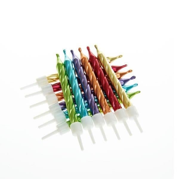 Anniversary House Pack Velas Riscadas com Suporte Rainbow - 120000234