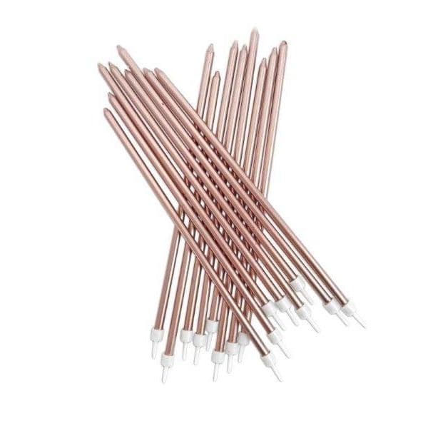 Anniversary House Pack Velas Altas com Suporte Rose Gold - 121000211