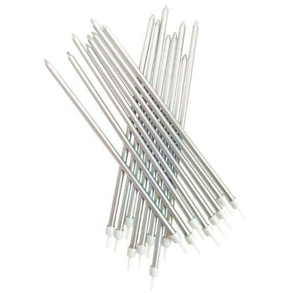 Anniversary House Pack Velas Altas com Suporte Prateado - 121000212