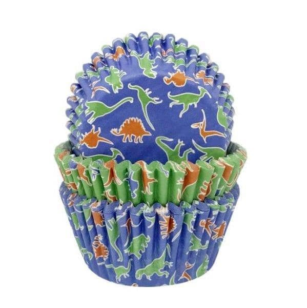 Formas Papel Cupcake Dinossauro 75 unid