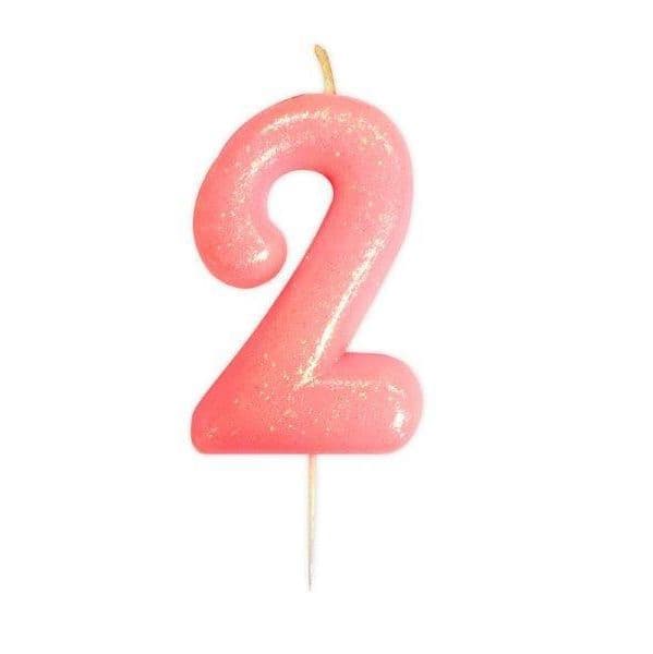 Anniversary House Vela Glitter nº2 Osa