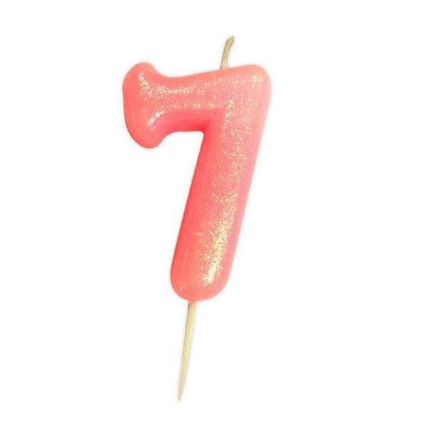 Anniversary House Vela Glitter nº7 Osa