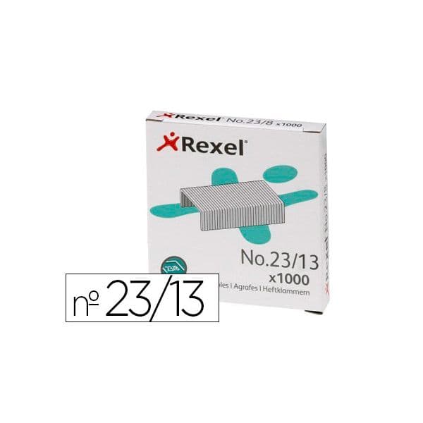 Rexel Agrafos de Aco Nº 23/13 1000 un. - OFF300036CE