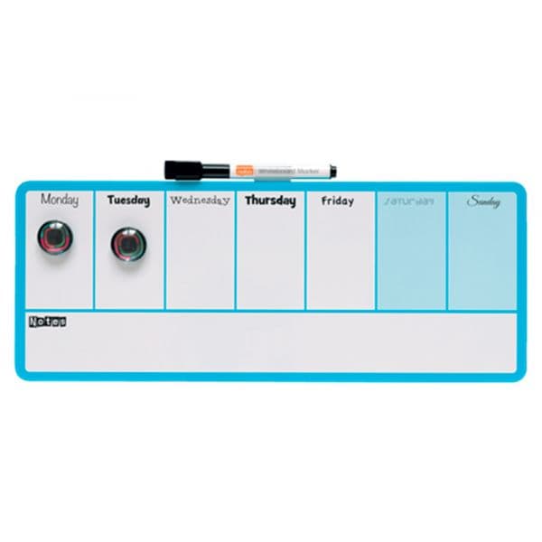 Nobo Planificador Semanal Magnético Mini Azul 140x360mm