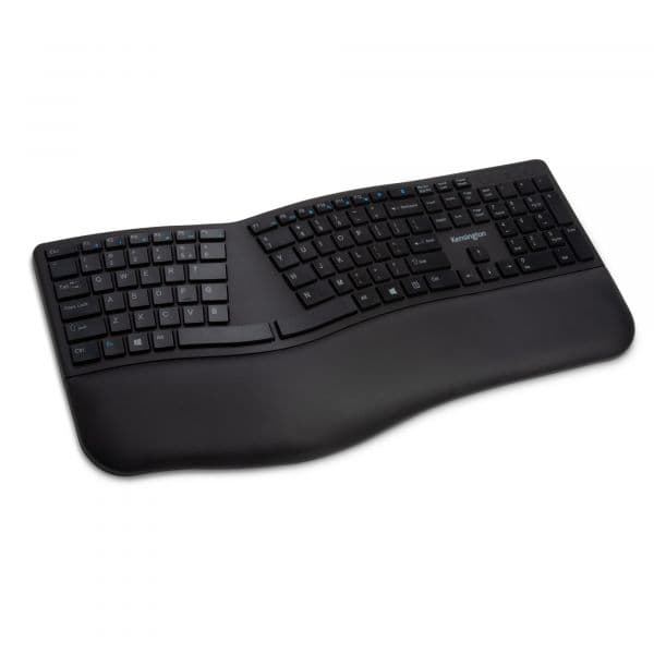 Teclado Kensington Pro Fit Ergo Sem Fios Alemão Preto