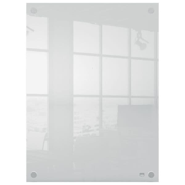 Nobo Quadro Branco Premium Plus A3 Acrílico 420 x 297 mm e Suporte de Parede para Poster A3 Acrílico Transparente