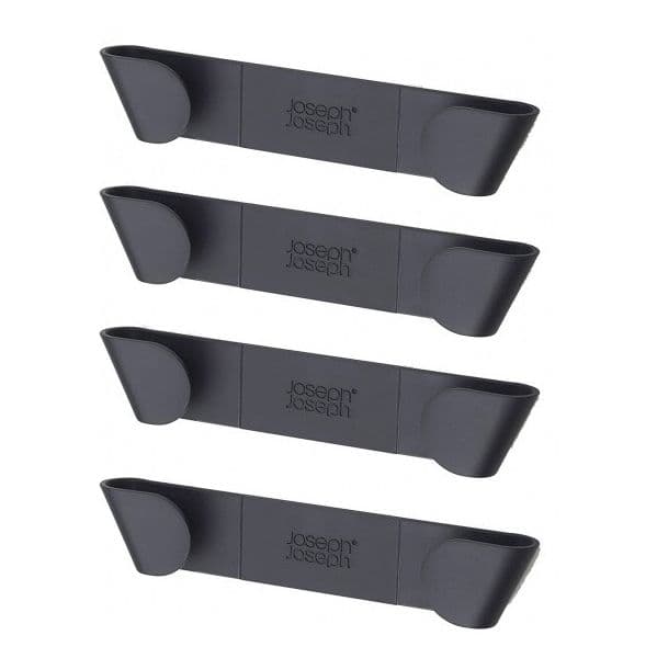 Joseph Joseph Conjunto 4 Suportes para Tampas - Cupboardstore Preto - JJ85149