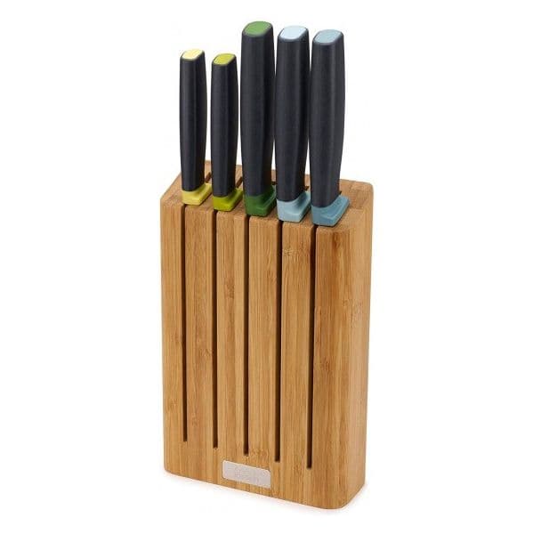 Joseph Joseph Bloco em Bambu com 5 Facas - Elevate Multicolorido - JJ10300
