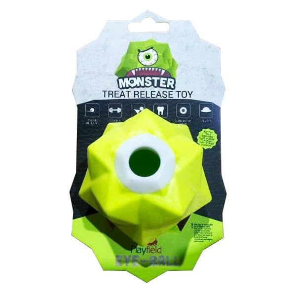 Playfield Brinquedo Cão Monster Treat Ball Verde Grande