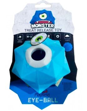 Playfield Monster - Brinquedo dispensador de biscoitos para cão - Azul