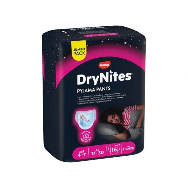 Huggies Fralda Calção Drynites Menina 17-30 Kg 16 Un