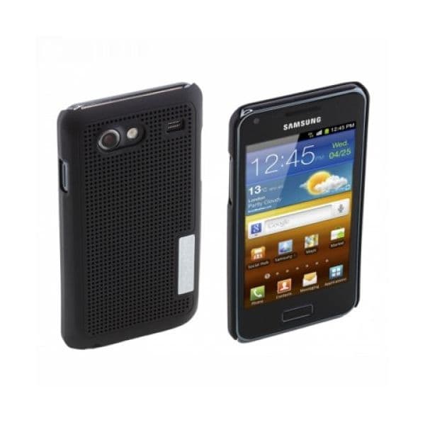 Capa made for samsung metal look samsung galaxy s advance - Black