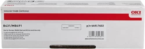 OKI B431/MB461/MB471/MB491 Preto Cartucho de Toner Original – 44917602