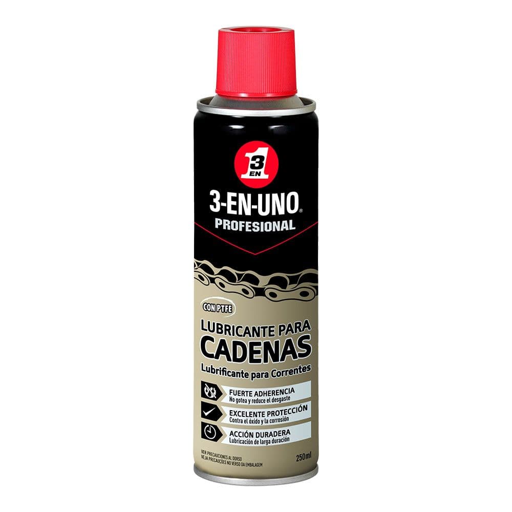 LUBRIFICANTE PARA CORRENTES 250ML 34470 3 EM 1