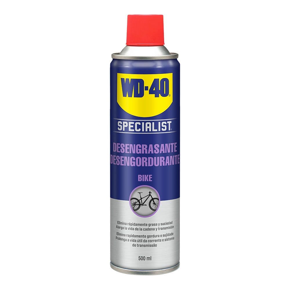WD-40 Bike, Desengrasante para Bicicleta. Limpia Suciedad Y Grasa. Spray 500 ml-WD40
