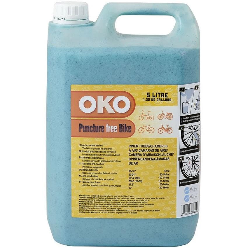 LIQUIDO TAPA FUROS OKO PUNCTURE FREE BIKE 5L