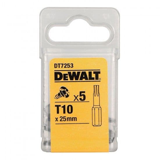 DEWALT Bits Torx T10x25mm 5PÇ - DT7253-QZ
