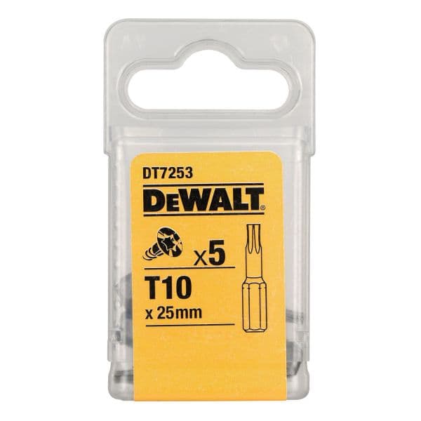 DEWALT Bits Torx T10x25mm 5PÇ - DT7253-QZ