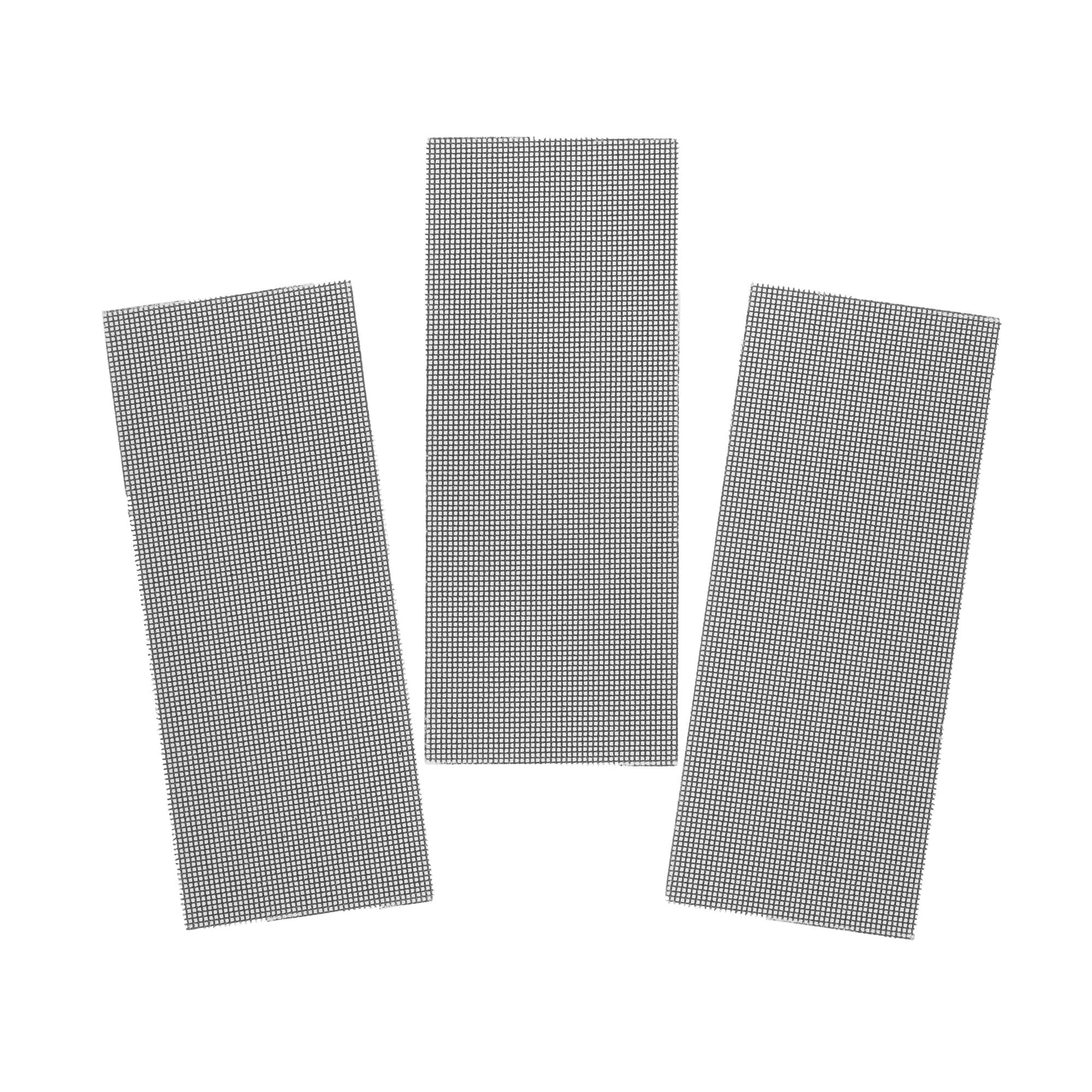 Stanley Folhas de Lixa de Malha 1/3 (93x190mm) sem Velcro Grão 120 STA39057-XJ