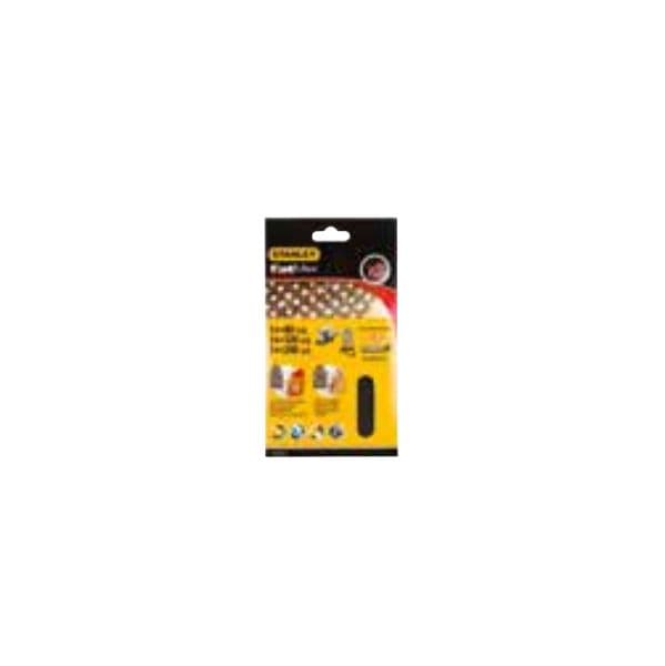 Stanley Folhas de Lixa Malha 1/4 (115x140mm) com Velcro Grão 80 3 Unidades