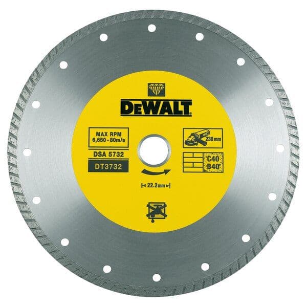 Dewalt Disco de Corte de Diamante Turbo 230mm - DT3732-QZ
