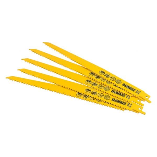DeWALT Conjunto 5 Lâminas Serra Sabre - DT2349-QZ
