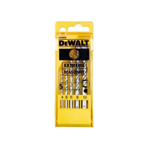 DeWALT Conjunto de Brocas DT6956-QZ Extreme para Alvenaria 5 Peças