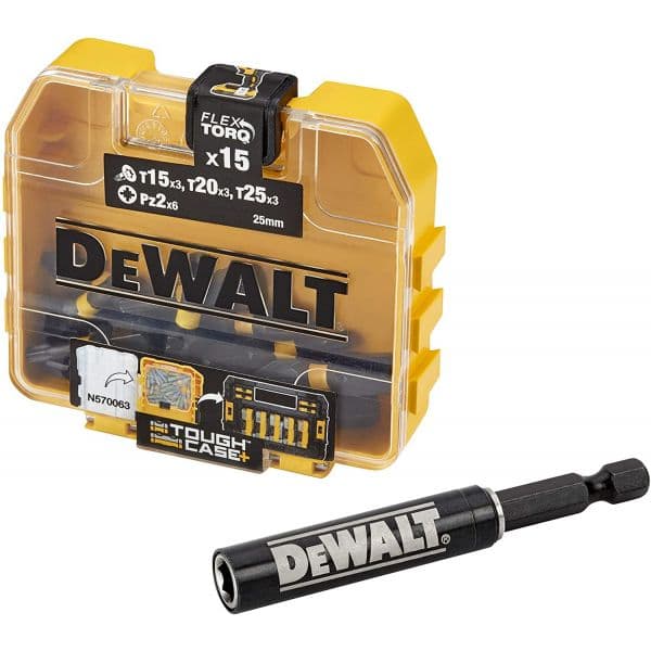 DeWALT Jogo de Pontas de Aparafusar Impact Torção FLEXTORQ 16 Peças