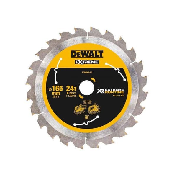 DeWALT Lâmina serra circular 140x20mm30DAçoTCG +1,5º DT1923-QZ