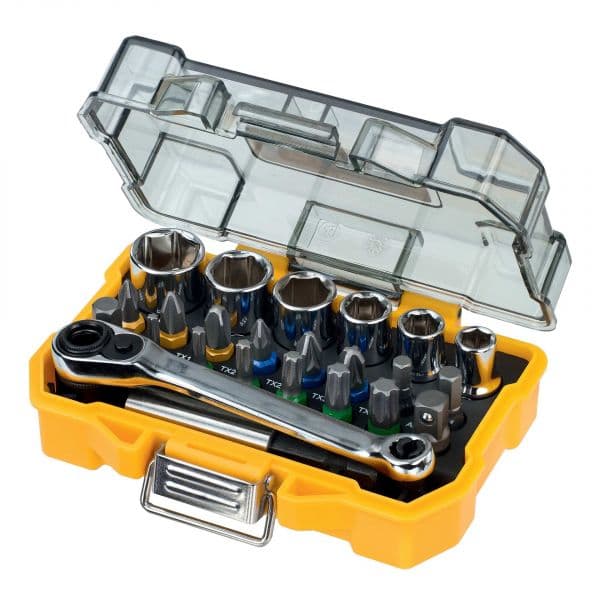 DeWalt 24 Peças de Chaves de Vidro e Pontas de Parafusar - DT71516-QZ