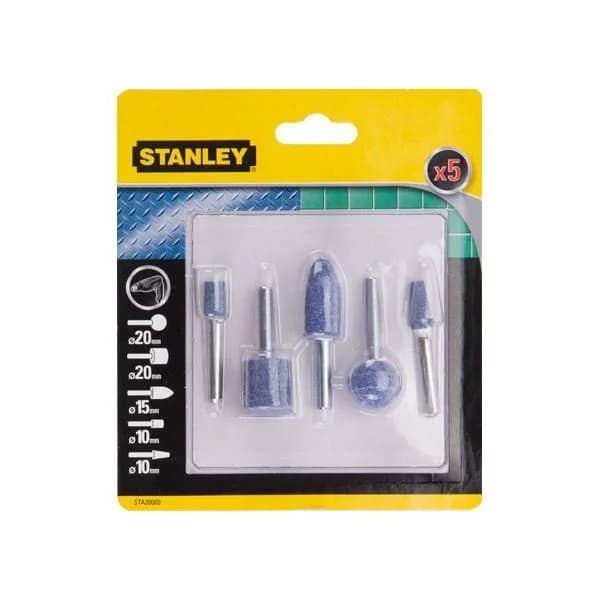 Stanley Kit de 5 Mós 6 mm STA30000-XJ Para Metal e Cerâmica