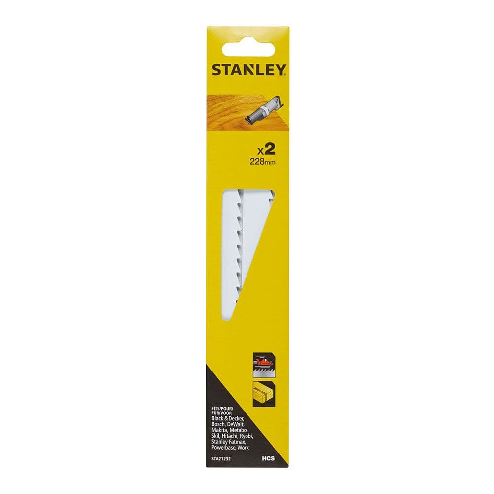 Stanley Lâminas de Serra Sabre STA21232-XJ HCS 22,8cm Pack 2