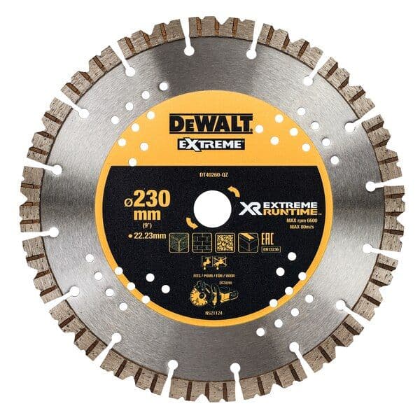 Dewalt Disco de Diamante para Serra de Corte 230mm - DT40260-QZ