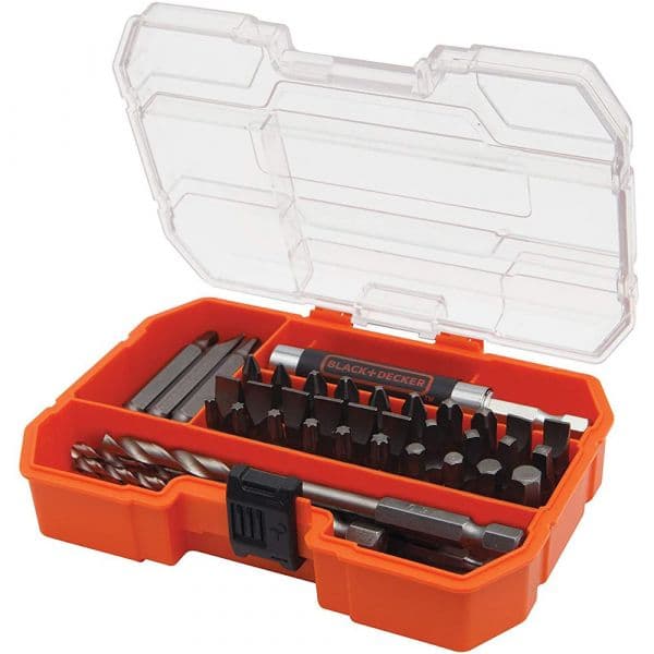 Black+Decker Jogo de 45 Peças A7234 para Furar e Aparafusar - A7234-XJ
