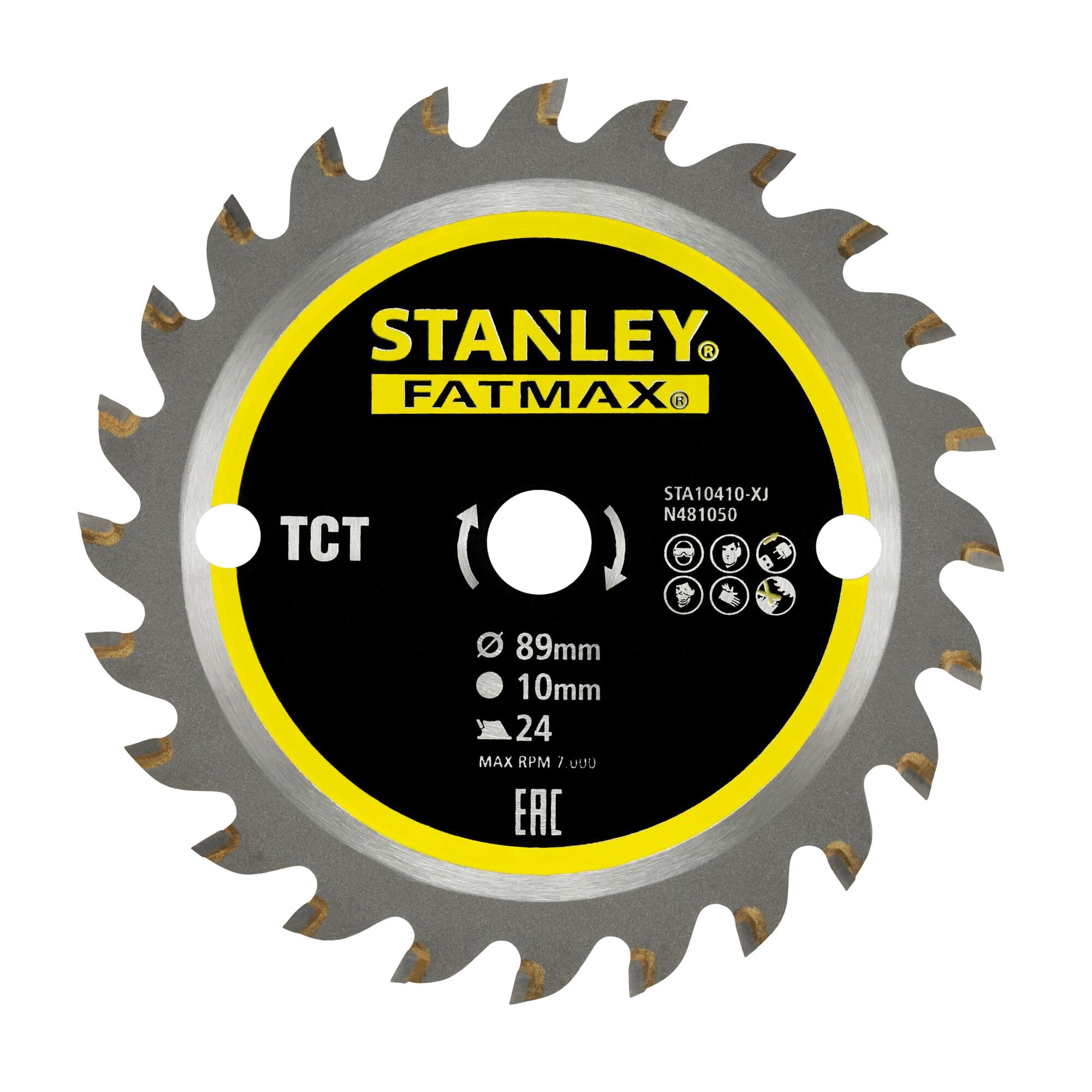 Stanley Disco de Carboneto Stanley Tct 89mm 24 Dentes