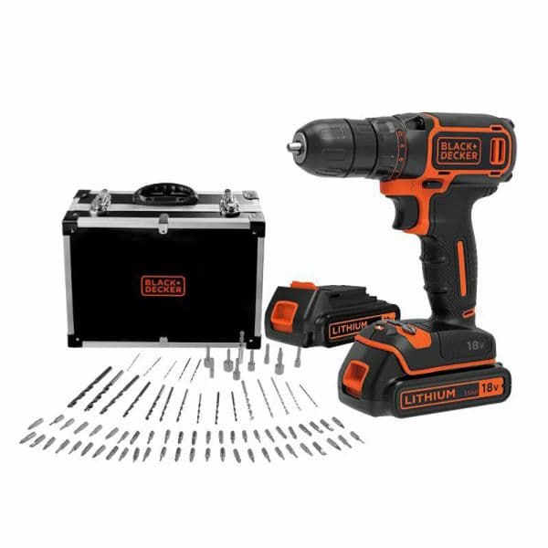 Black+Decker BDCDC18BAFC-QW 18V Aparafusadora Sem Fio Noir/Orange