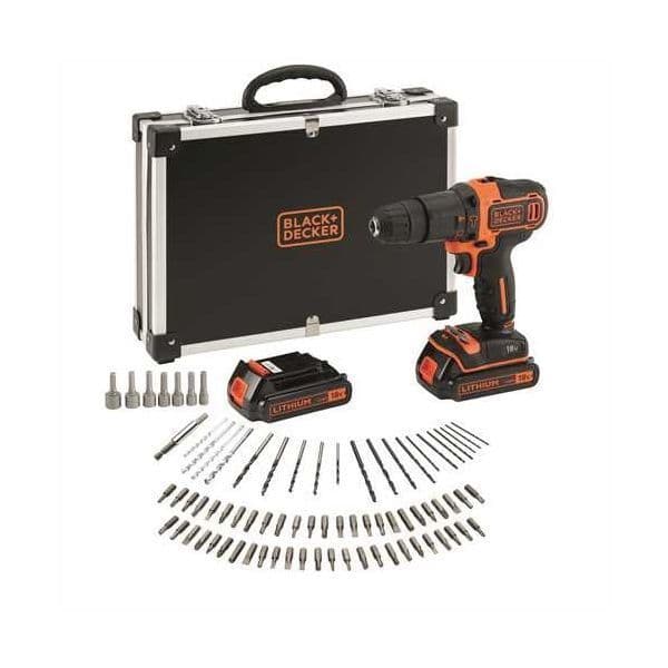 Black+Decker Aparafusadora Percutor BDCHD18 - BDCHD18BAFC-QW