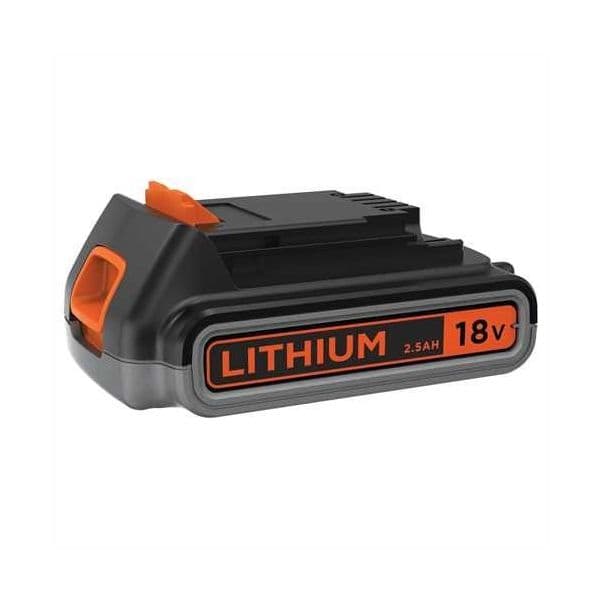 Black&decker Bateria Slidepack 18V 2,5Ah Preto/orange 2,5 Ah | Li-ion - BL2518-XJ