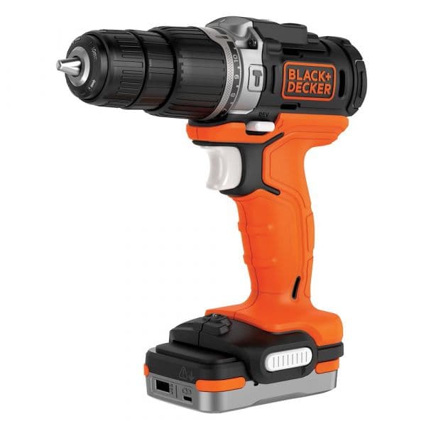 Black+Decker Berbequim com Percussão 12V BDCHD12S1-XJ