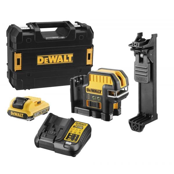 DeWALT Laser Autonivelante de Linhas em Cruz + 5 Pontos 10,8 V Verde - DCE0825D1G-QW
