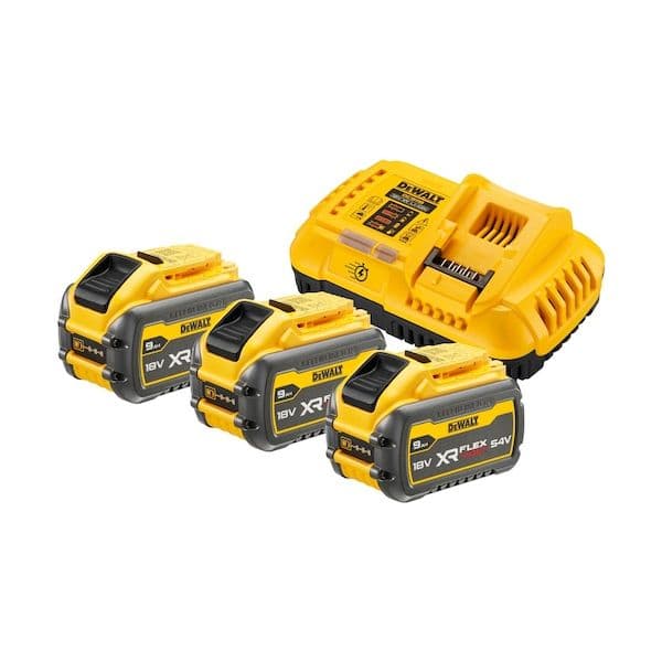 DeWALT Kit de Baterias XR FLEXVOLT 54V/18V 3x 9Ah DCB118X3-QW