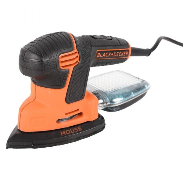 Black+Decker Lixadora Mouse 120W C/10 Acessórios