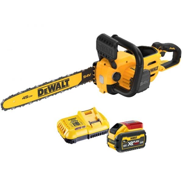DeWALT Motosserra DCMCS574X1-QW 45cm 54V/18V 9.0Ah XR Flexvolt 2100W