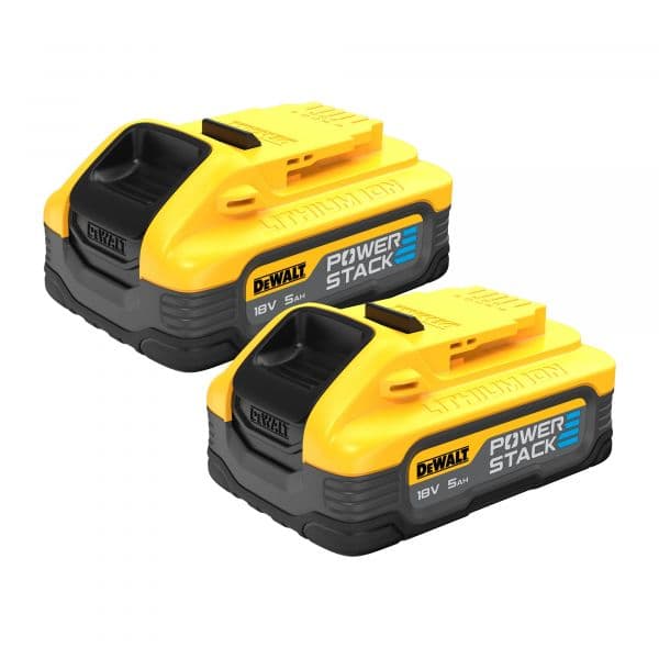 DeWALT Bateria Powerstack DCBP518H2-XJ 2x 18V XR 5Ah com Carregador