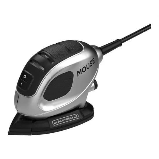 Black & Decker Detail Mouse BEW230SBC-QS Lixadeira 55W Edição Prata